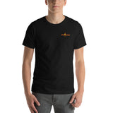 Fire Brand Gear unisex tee shirt (M-3XL) in black. Wildland tactics 101, Anchor, Flank, Pinch.